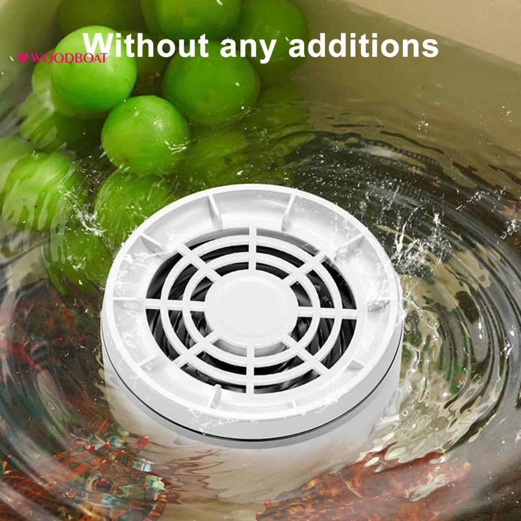 Wireless Vegetable Washing Machine Rechargeable Cleaner 4-in-1 Electric Fruit with Vortex Titanium Electrolysis for Meat