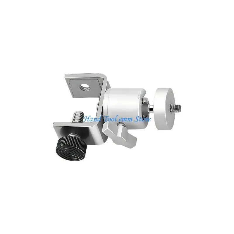 H37F Curtain Track Concealed Camera Bracket with 1/4 Inch Screw Adjustable No Drilling Need For Home Office Monitoring Mount