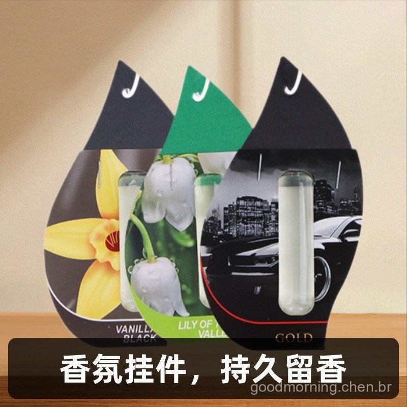 Venda quente carro aromaterapia Hotel Zen chá pingente no carro Perfume carro fresco chá branco Osmanthus fragrância car
