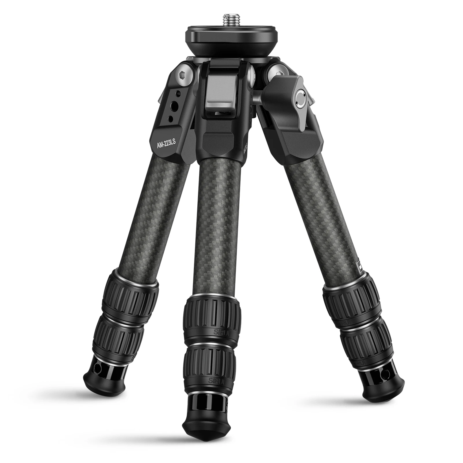 SIRUI Mini Tripod For Camera Compact Carbon Fiber Tabletop Tripod Portable Travel Tripods For DSLR Phone Load 15KG AM-223LS