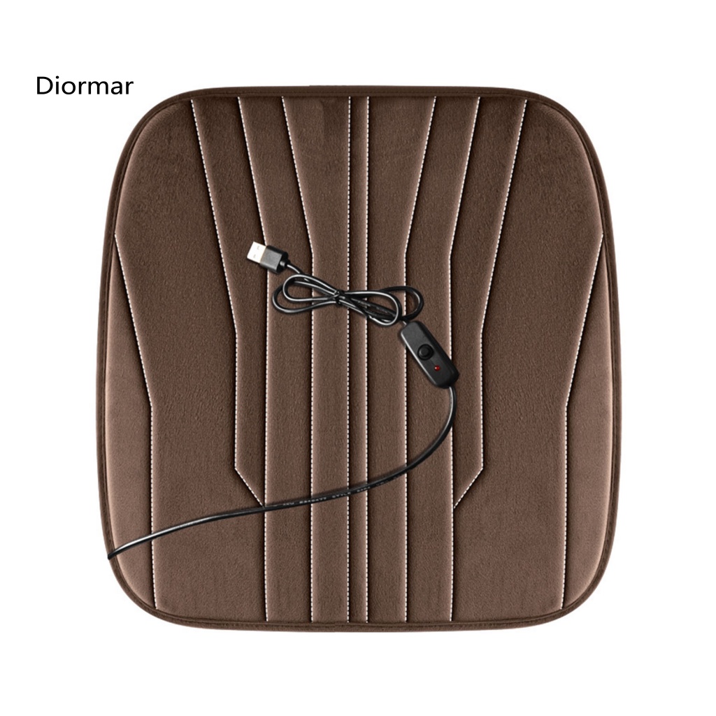 Portable Car Seat Cushion Comfortable 12v with Thick Memory Foam Anti-slip Bottom Warm Pad for Office Home Use –