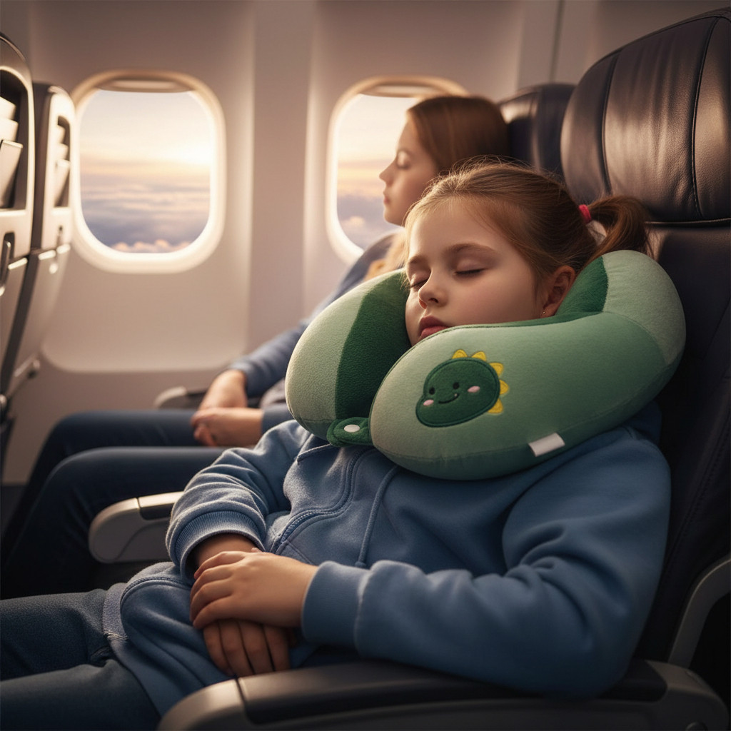 Almofada Estabilizadora Memory Foam Premium Para Viagens