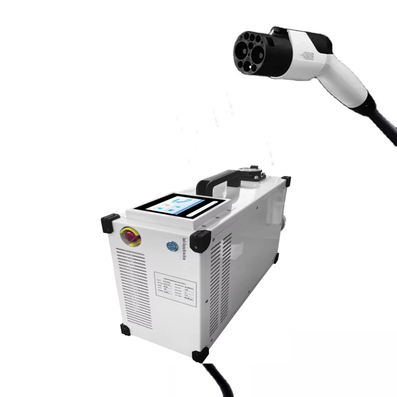 40kW GBT Portable DC EV Charger Fast Mobile Electric Car Charging Station GB/T 380V Input High Efficiency Movable Charge 125A