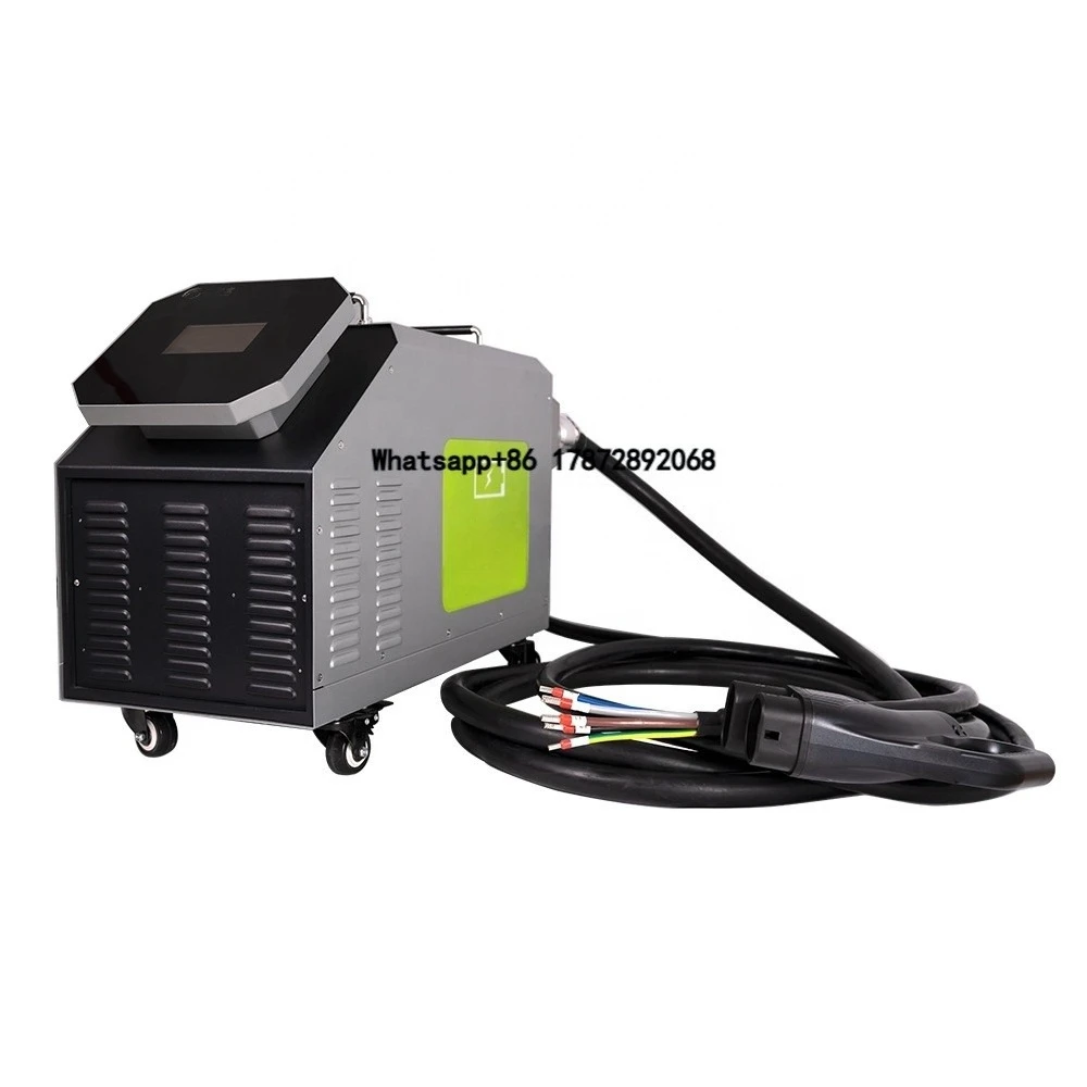 CCS1 21KW 220V 1-Phase DC Portable 3 in 1 Smart EV Charger Charging Station Movable Electrical Vehicle CCS Chargers