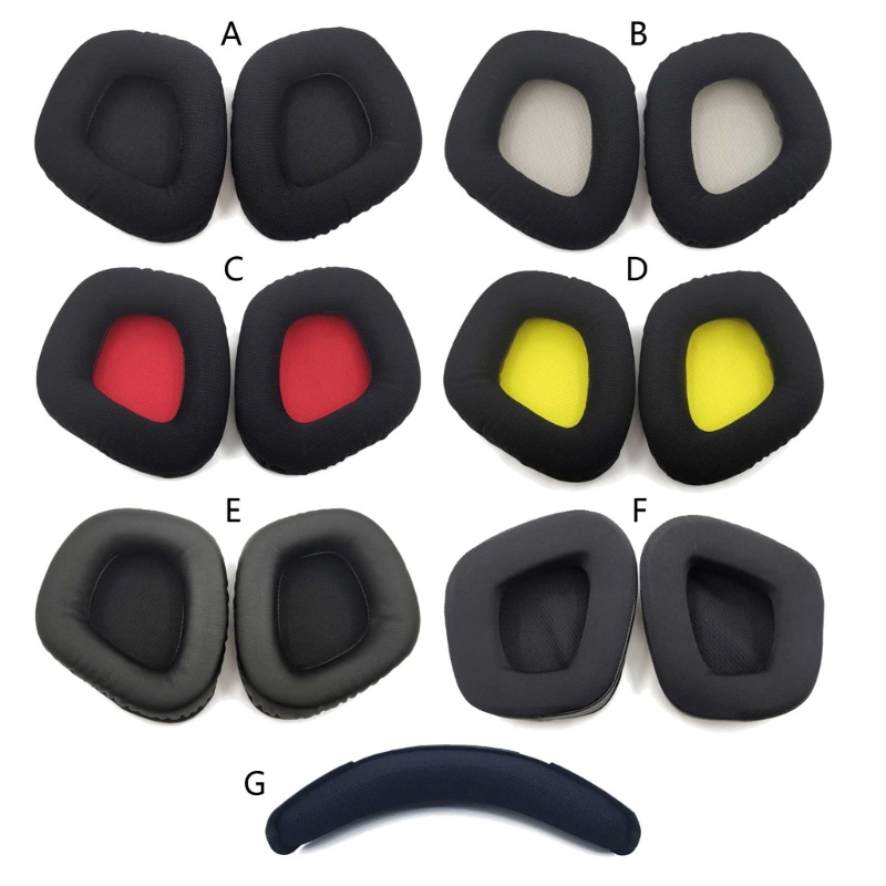 EC Ear Cushion Cover Earpad Para Corsair Void Elite Headset Memory Foam
