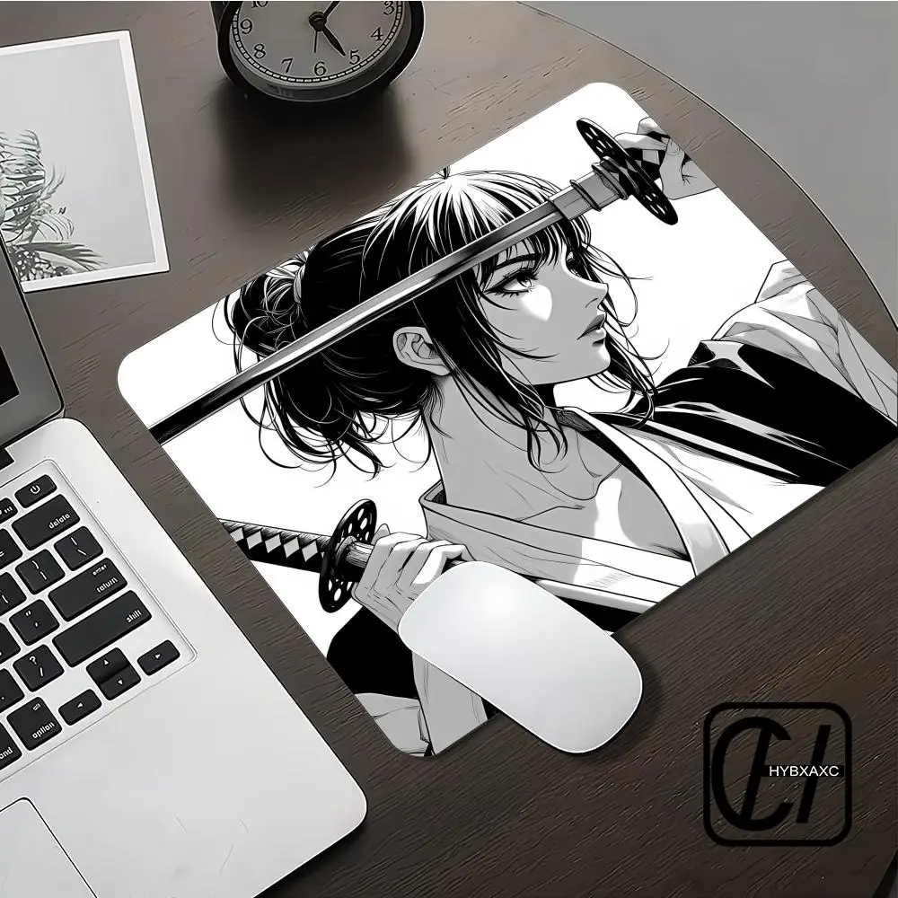 Samurai Gaming Mouse Pad Premium E-Sports Mousepad Gamer Desktop Decoration Desk Mat Waterproof Mouse Mat Keyboard Mats XAXC