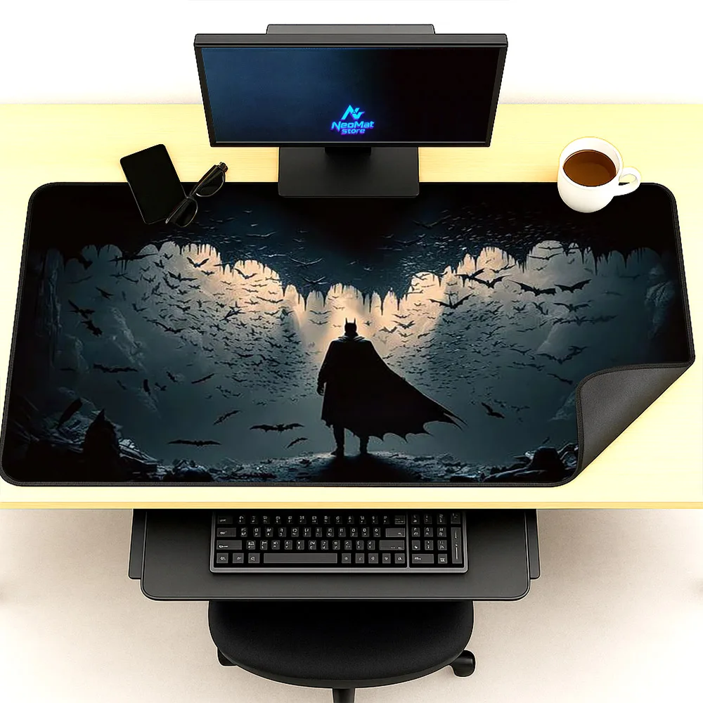 Keyboard Pads Black Mouse Pad 1200x600mm 5mm Premium Desk Accessories Gaming Xxxl 1400x600 Mousepad Rubber Mat Large Carpet