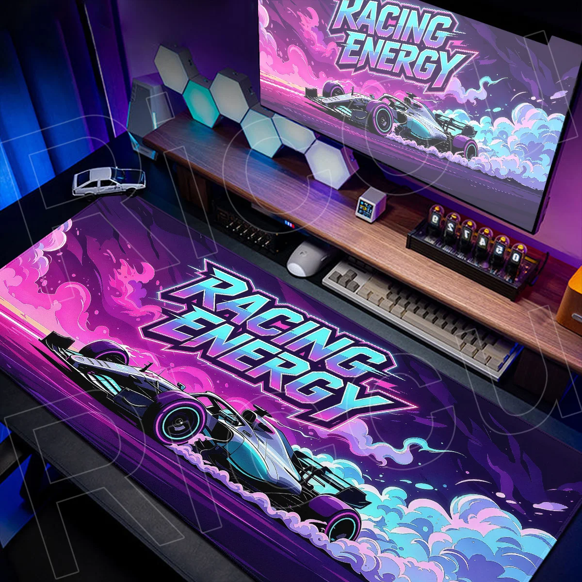 Mousepads New Racing Car Pattern Speed Gamer Computer Keyboard Mausepads 900x400mm Rubber Table Mat PC Gaming Office Accessories
