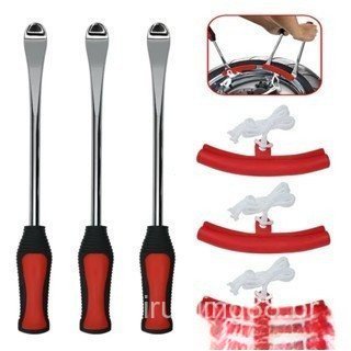 Lever for Changing Bicycle and Motorcycle Tires, Automatic Puller, Lever Kit, Rim Protector, Fe IMZX