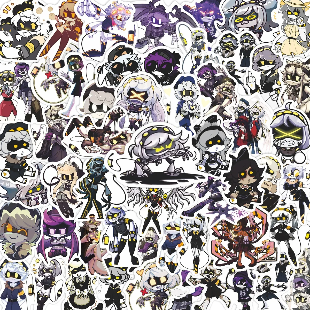 10/50PCS Cartoon Murder Drones Anime Sticker DIY Phone Laptop Luggage Skateboard Graffiti Decals Fun for Kid