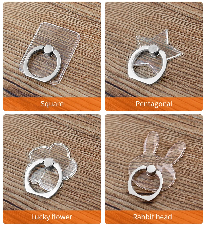 Finger Ring Mobile Phone Smartphone Stand Holder For iPhone XS Huawei Samsung cell Smart Round Phone Ring holder Car Mount Stand