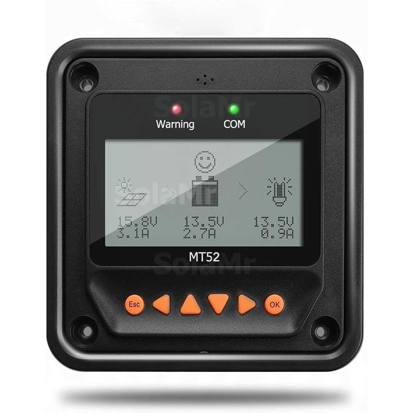Medidor Remoto MT50 Epever Monitor LCD Solar Tracer