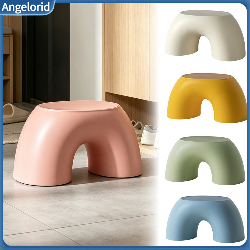 Non-slip Foot Stool Kids Small with Edges Heavy Duty Plastic Step for Bathroom Bedroom Entryway – Durable Safe Multi-p