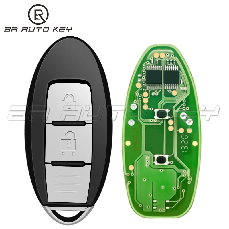 OEM Board Smart Remote Control Car Key Fob for Nissan March Cube Z11 Juke X-Trail 2002-2008 315MHz ID46 Chip Knob to Start