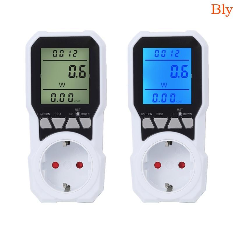 Bly 3680W Wattímetro Tomada Wattage Kwh Medidor Energia Digital
