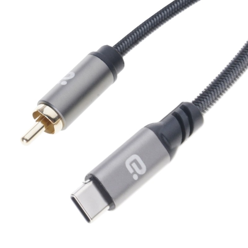 Auditivo Digital Estone Tipo C Para Coaxial 1 Metro Dispositivo Som Profissional UAC2 0 Compatível