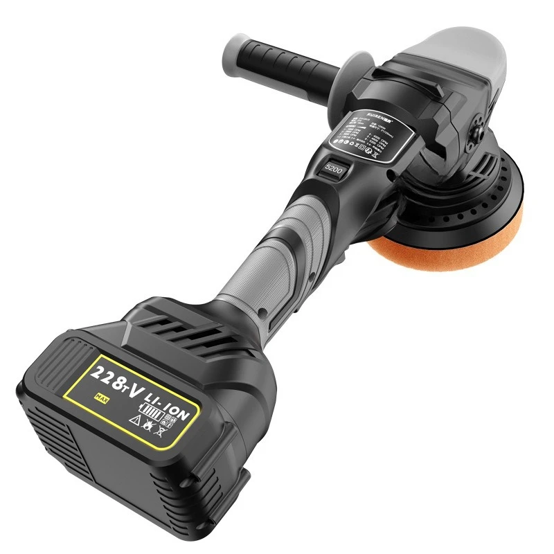 DA15 Car Waxing and Polishing Machine, Brushless Eccentric Beauty Tool, Wireless Small Car Mount Home Car Paint, Rechargeable