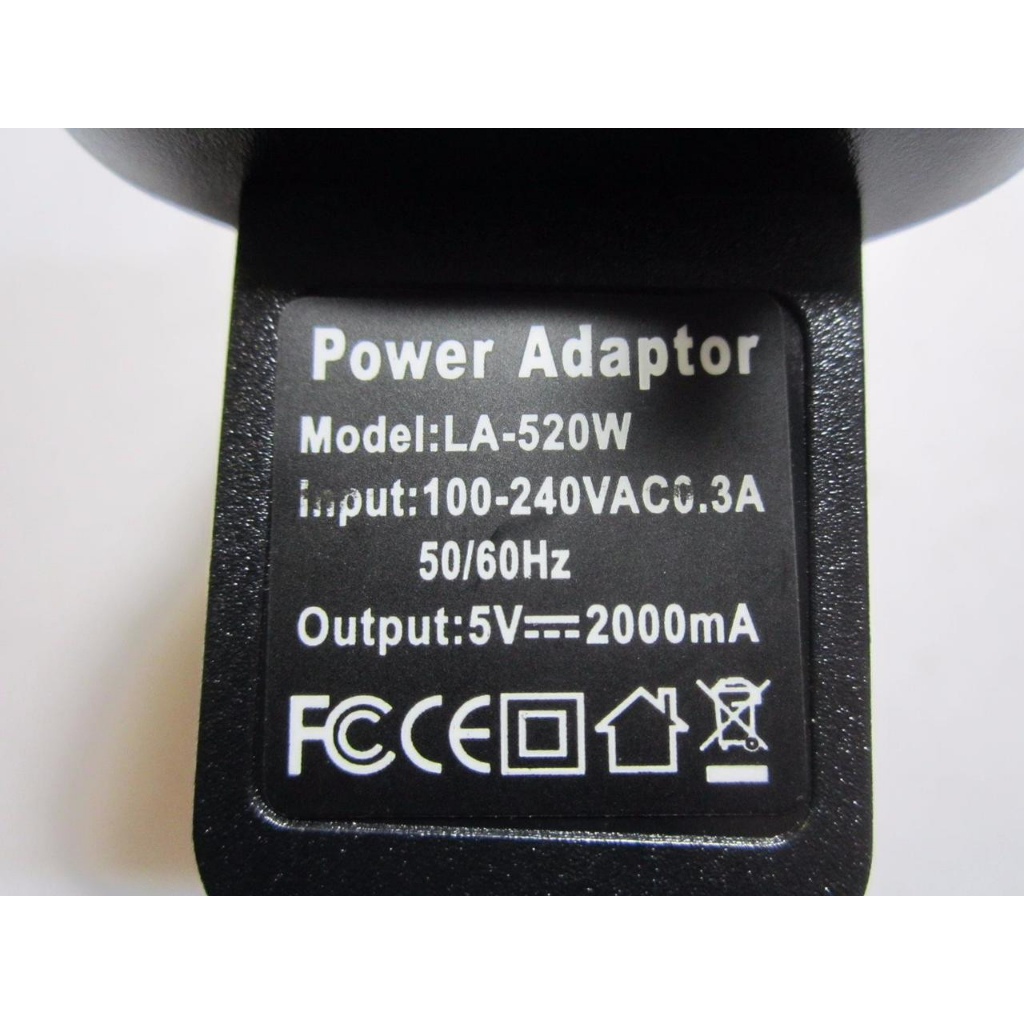 IN ME LA520W ANDROID TABLET POWER SUPPLY CHARGER AC ADAPTER 5V 2A EU
