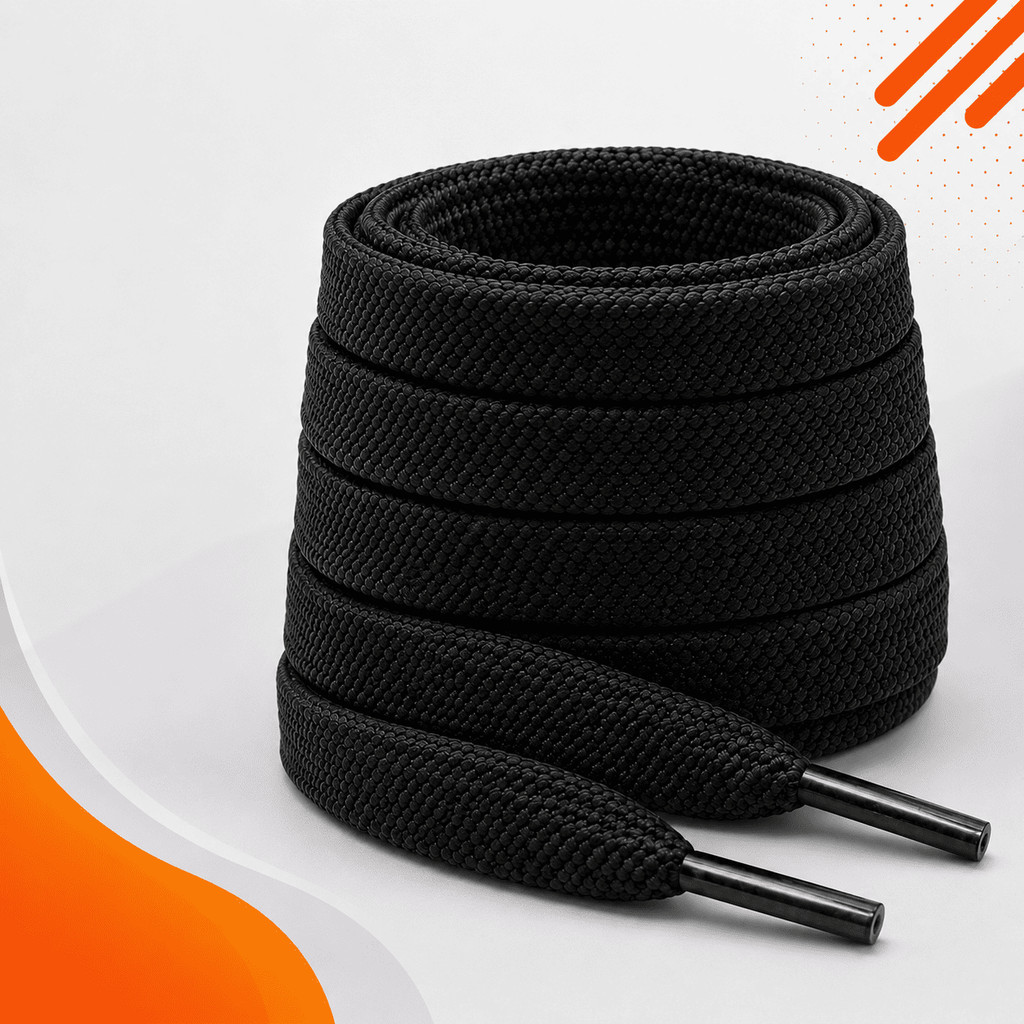 Cadarço chato tenis varias cores14 mm Grosso