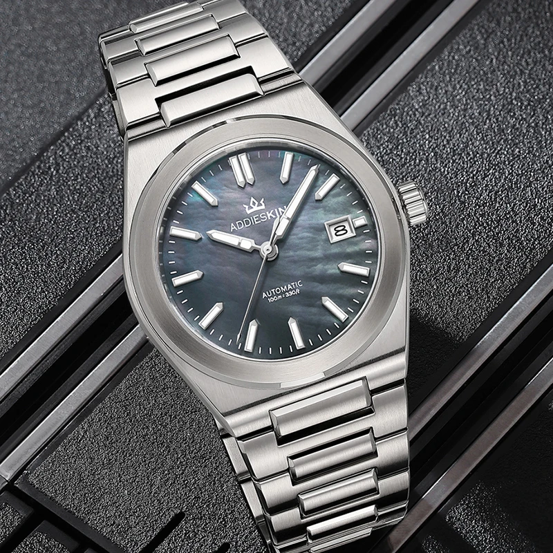 AddiesKin K008 Japan Miyota 9015 Automatic Movement 24 Jewels 28800bph 42h Power Reserve Ultra Thin 10mm Skeleton Case Back