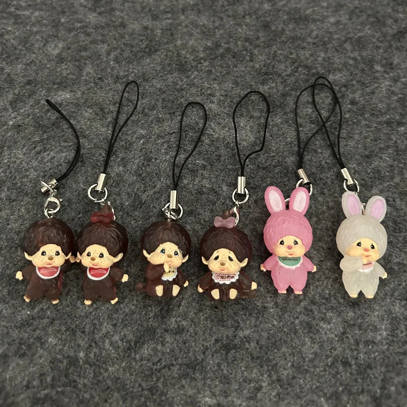 1/6pcs For Monqiqi Keychain Pendant Doll Desktop Backpack Pendant Doll Ornament Creative Gifts