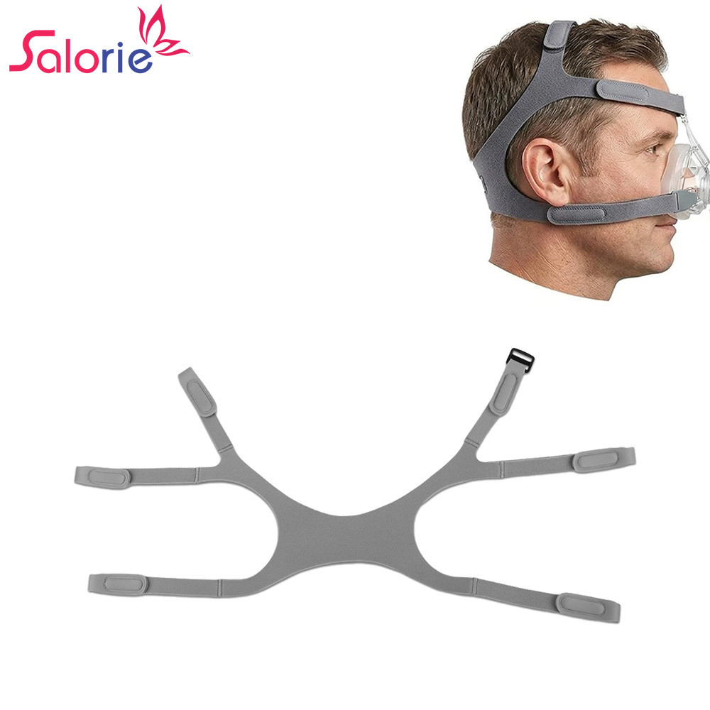 Salorie CPAP Headgear Strap Substituição Headband Para Fisher & Paykel Face Máscara Nasal Tecido Head Ajustável