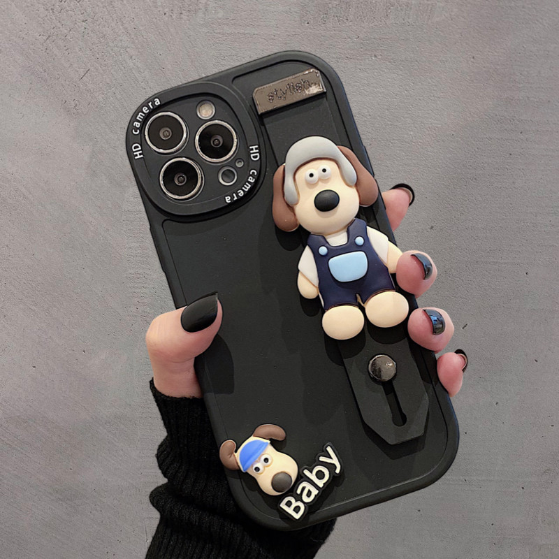 Pulseira Head Dog adequada para capa de telefone OPPORENO12 Eleven 9pro + capa protetora reno8 Silicone 7PRO com tudo in