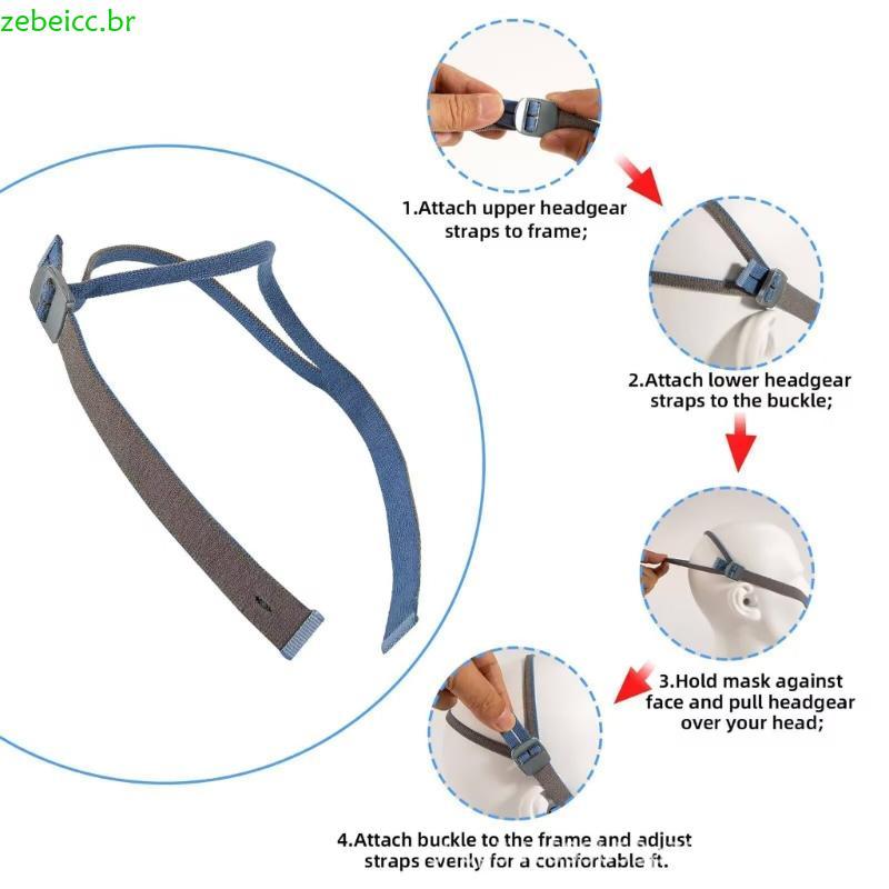 zebeicc Head Strap Headband Chapelaria Elástica Faixa Silicone