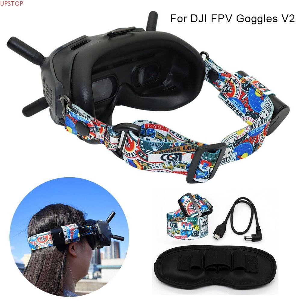 UPSTOP Head Strap Acessórios Ajustáveis Para Drones Graffiti Color Óculos DJI FPV V2