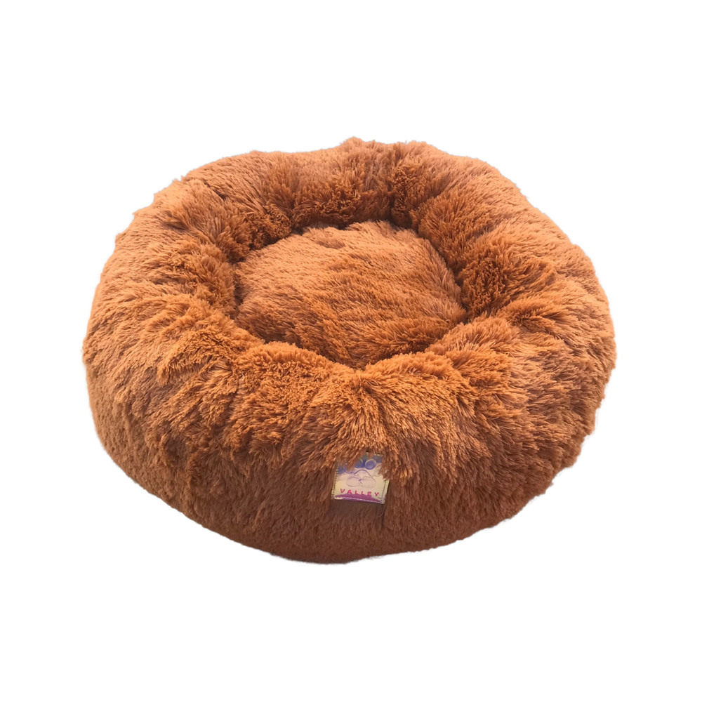 Cama pet Nuvem Luxury para cães e gatos Marrom - M