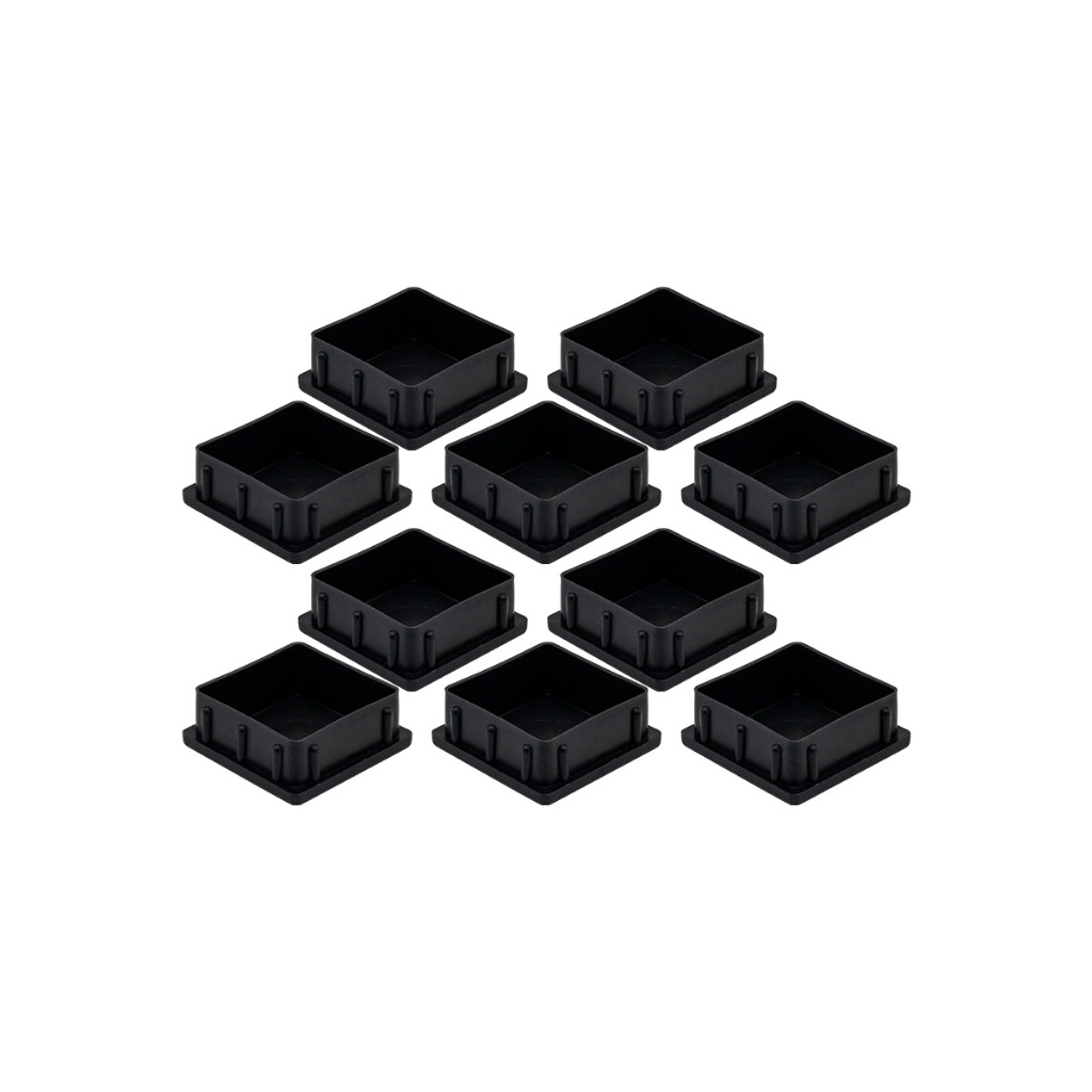 50 Ponteiras Tampas Reforcada 50x50 - Tubo Metalon Quadrado