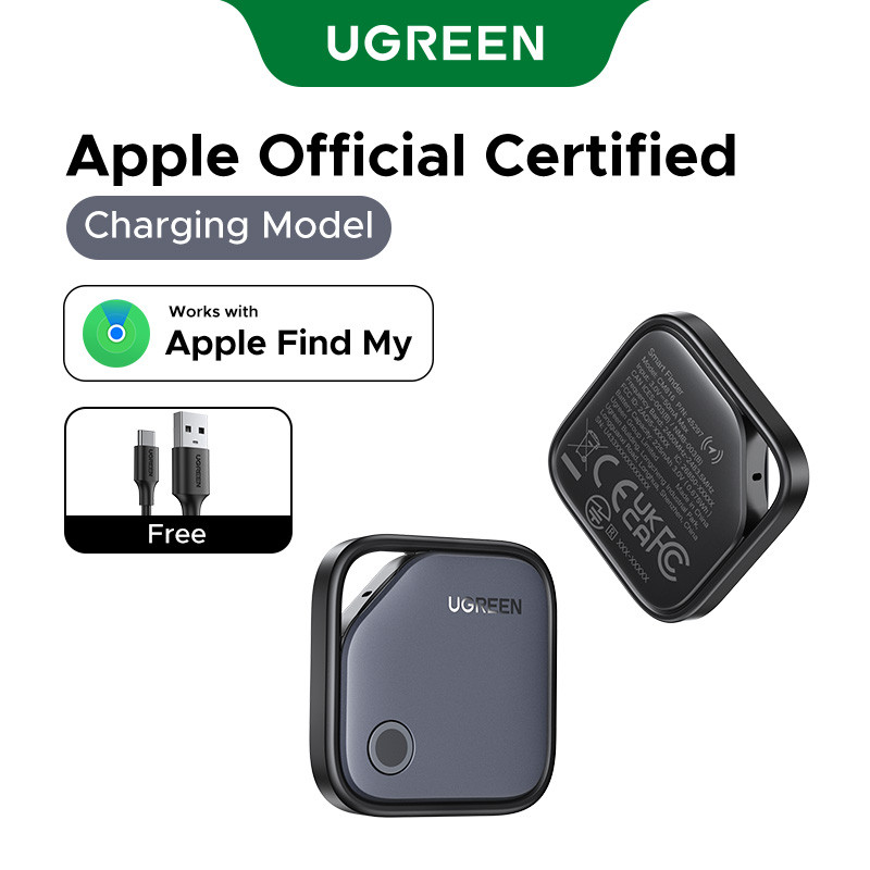 UGREEN FineTrack Bluetooth Smart Locator Anti Lost Trabalhe Com Apple Find My (Somente) , Certificação Oficial Da , Bate