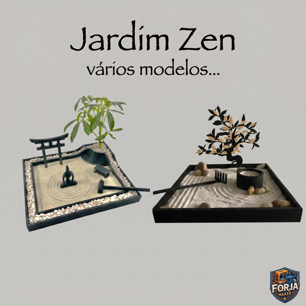Mini Jardim Zen Decorativo - Kit Completo Tatooine / Fazendinha / Pirâmide com Acessórios