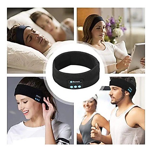 Faixa De Música Bluetooth Fone De Ouvido Sono Bandana Esportiva Sem Fio Para Yoga / Corrida