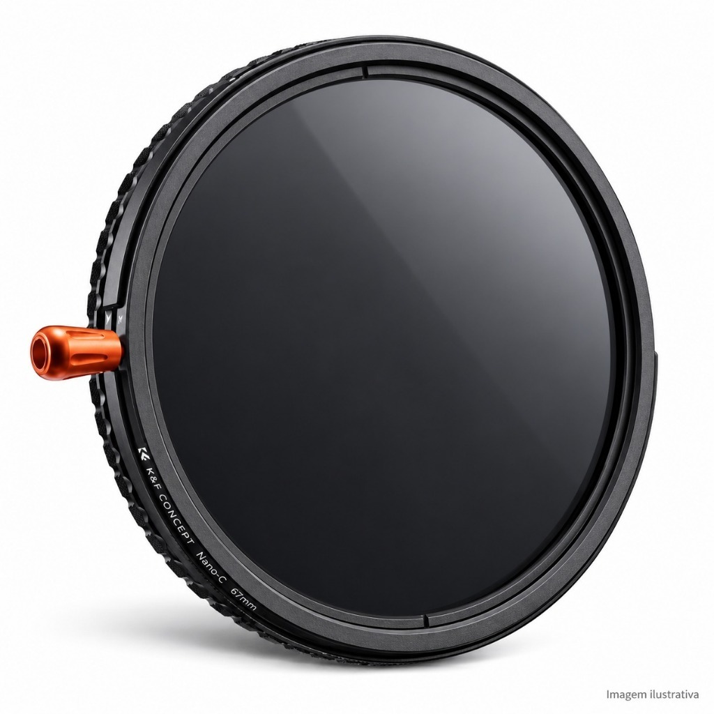 Filtro K&F Concept Nano-C 67mm 3 em 1 ND2-32 CPL Black Diffusion 1/4