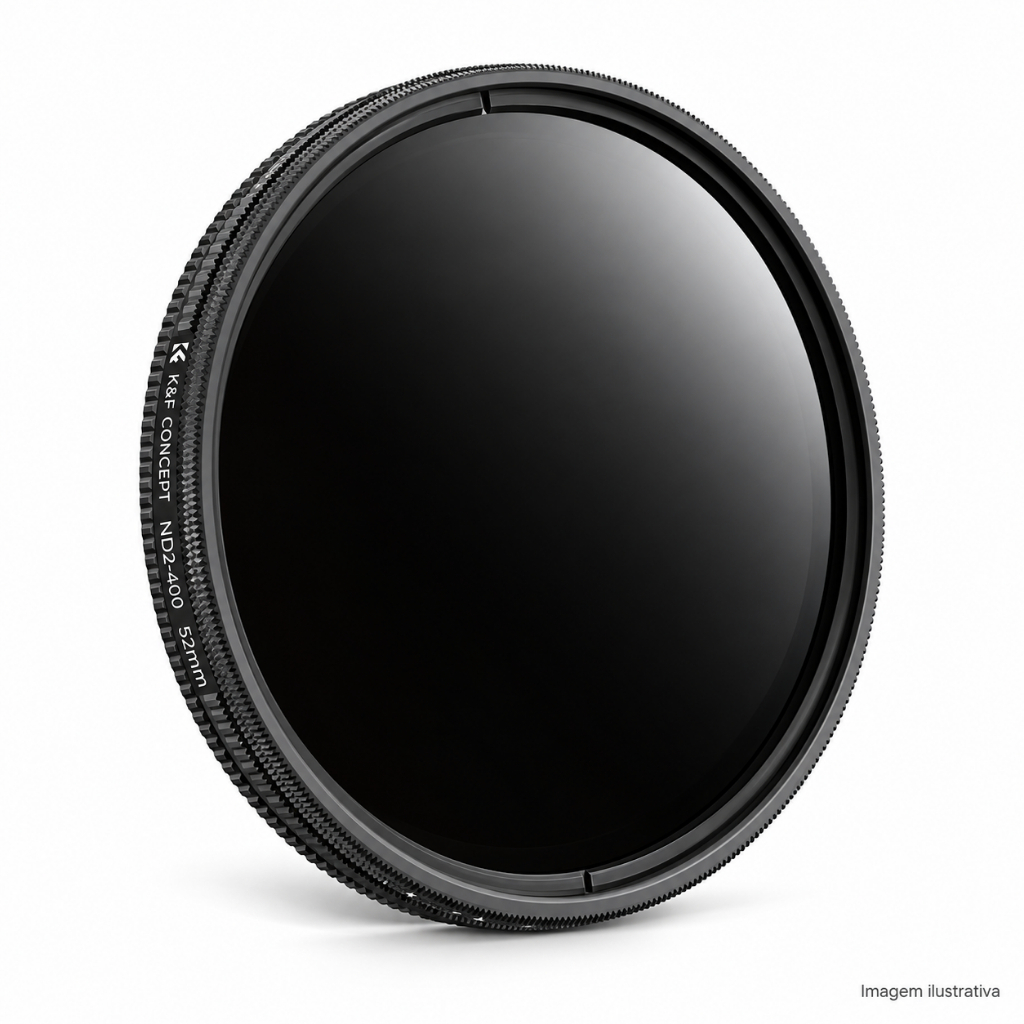 Filtro ND Variável K&F Concept Nano-B 52mm ND2-400 para Foto e Vídeo