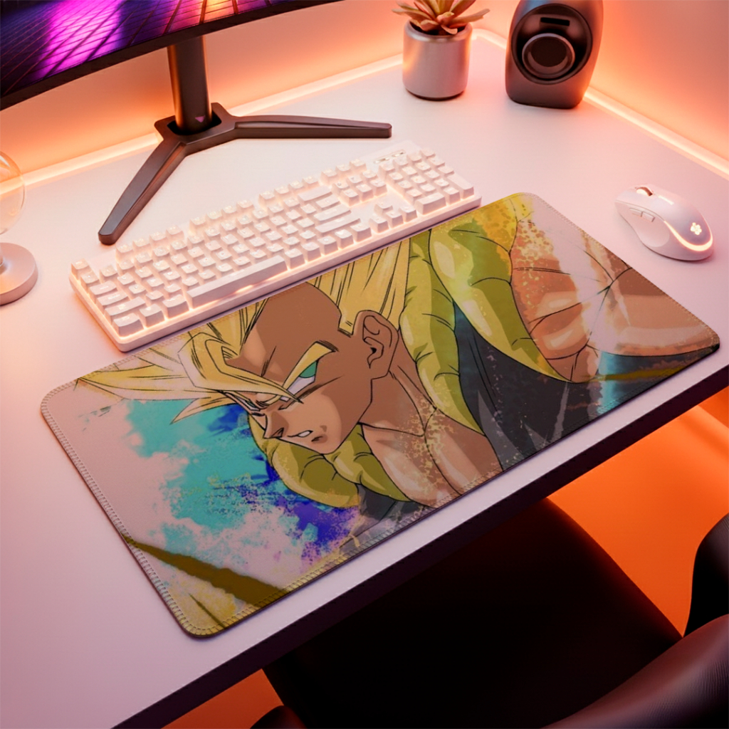 Mouse Pad Gamer Anime Cartoon Bordas Costuradas Estampas Em Cores Vivas Deslizamento Rapido Diversos Tamanhos