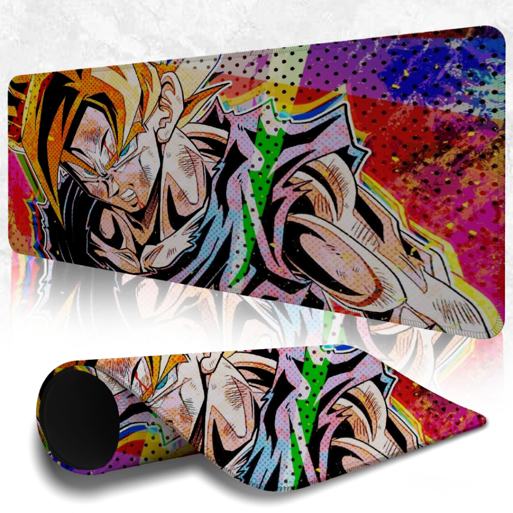 Mouse Pad Gamer Nerd Anime Cartoon Acabamento Reforçado Colorido Delizamento Rapido Tamanhos Variados E Cores Vivas