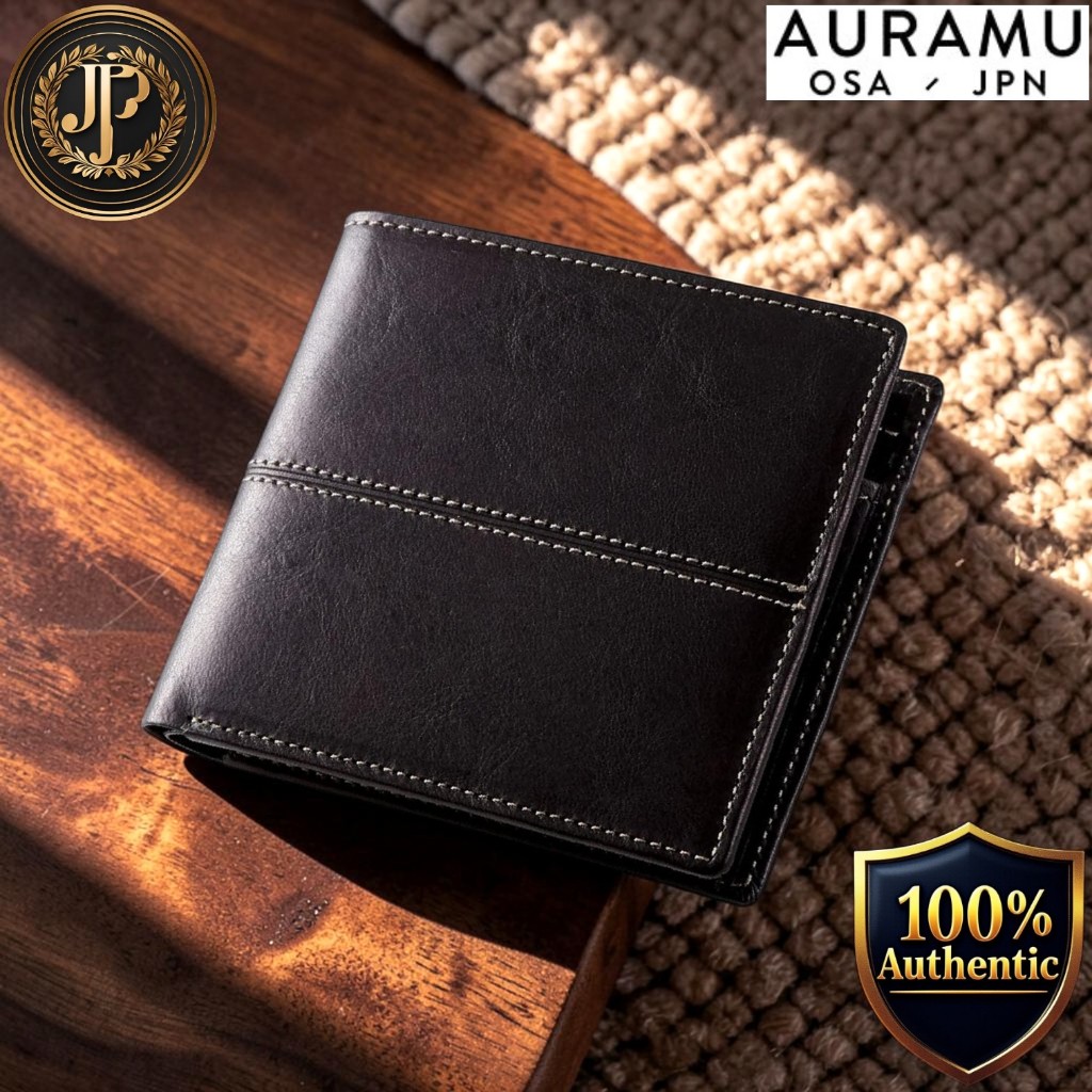 [TASUKI] Men’s Bifold Wallet – Genuine Italian Leather, Crafted by Master Leather Artisans