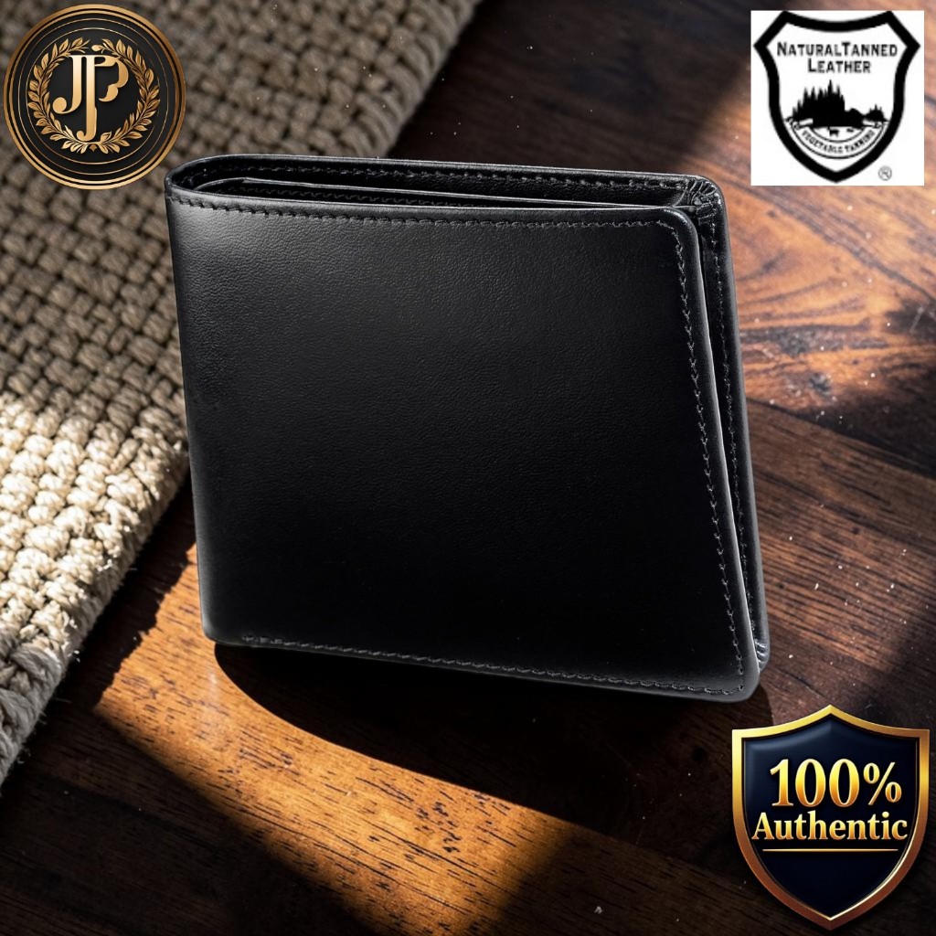 [Tokyo Shitamachi Kobo] Men’s Bifold Wallet, Italian Leather & Japanese Craftsmanship, Genuine Leather