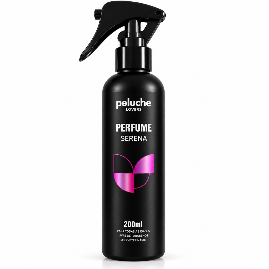 Perfume Pet Serena Peluche 200ml para Cães e Gatos Fragrância Floral