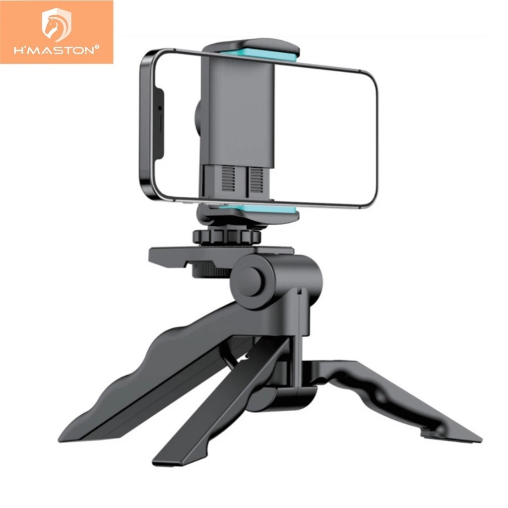 H'Maston CJ-41 Suporte Celular Tripé Bastão De Selfie Rotação 360 Graus Universal