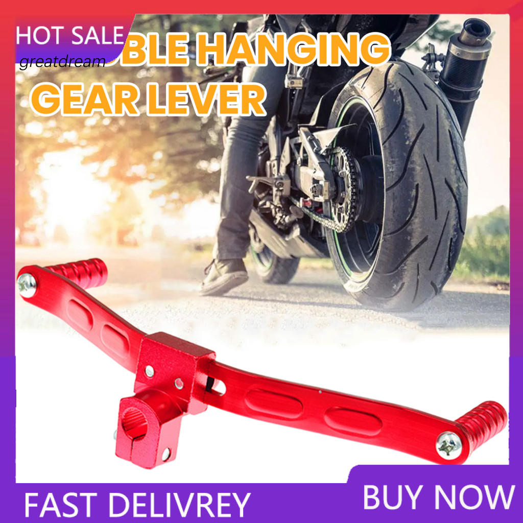 High Toughness Gear Shifter Motorcycle 2-way Aluminum Alloy Universal Footrest Pedal Shift Lever Replacement for Dirt Bi