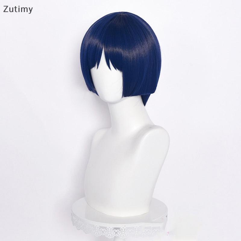 [Zutimy] Genshin Impact Cosplay Scaramouche Peruca Azul Anime Perucas De Halloween COD