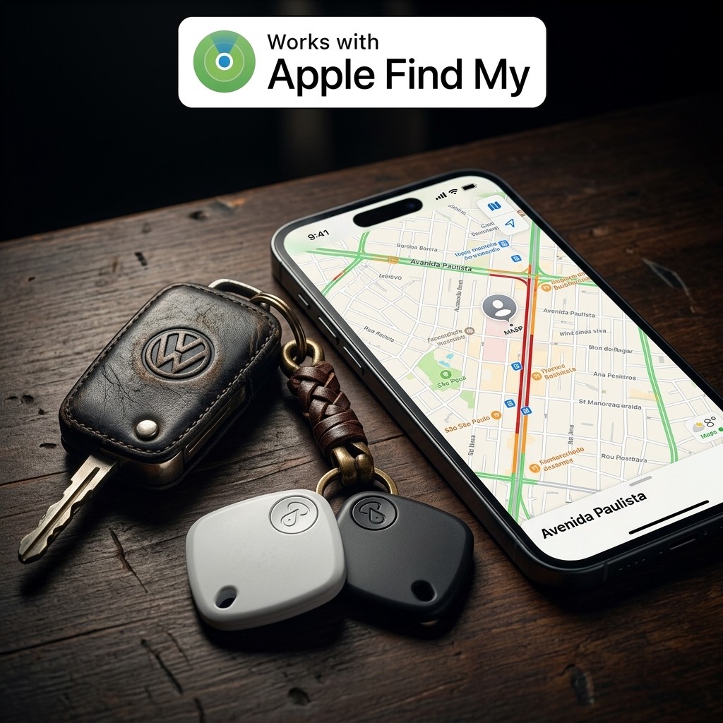 Tag Rastreadora Para Malas Viagem Localizador GPS Aeroporto Segurança Apple Buscar Find My iPhone iOS Anti-perda