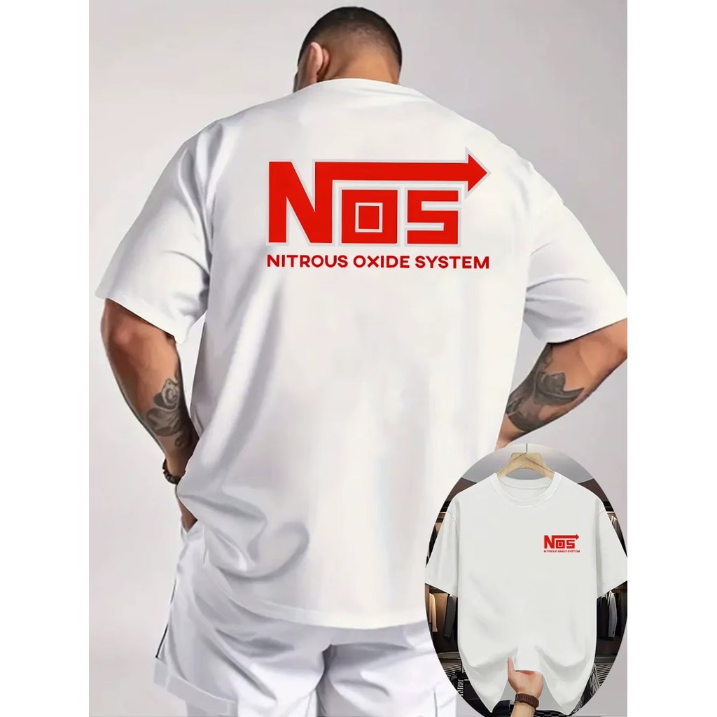 Camiseta NOS Nitrous Oxide System – Estilo Automotivo Moda Street Racing