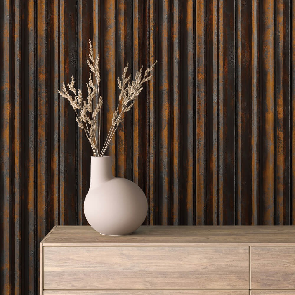 Papel Parede Decor Adesivo Coleção Oxide Metal Industrial Hd