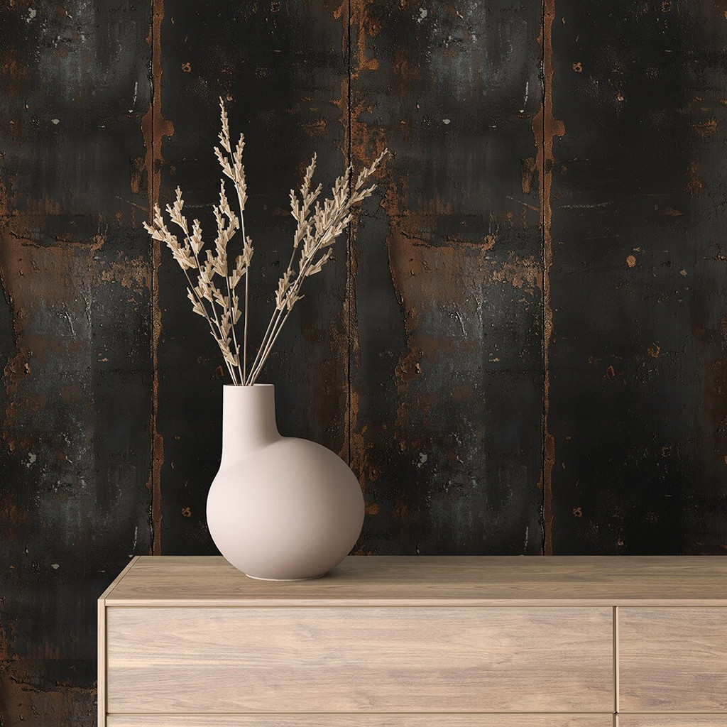 Papel Parede Adesivo Coleção Oxide Metal Ferrugem Industrial