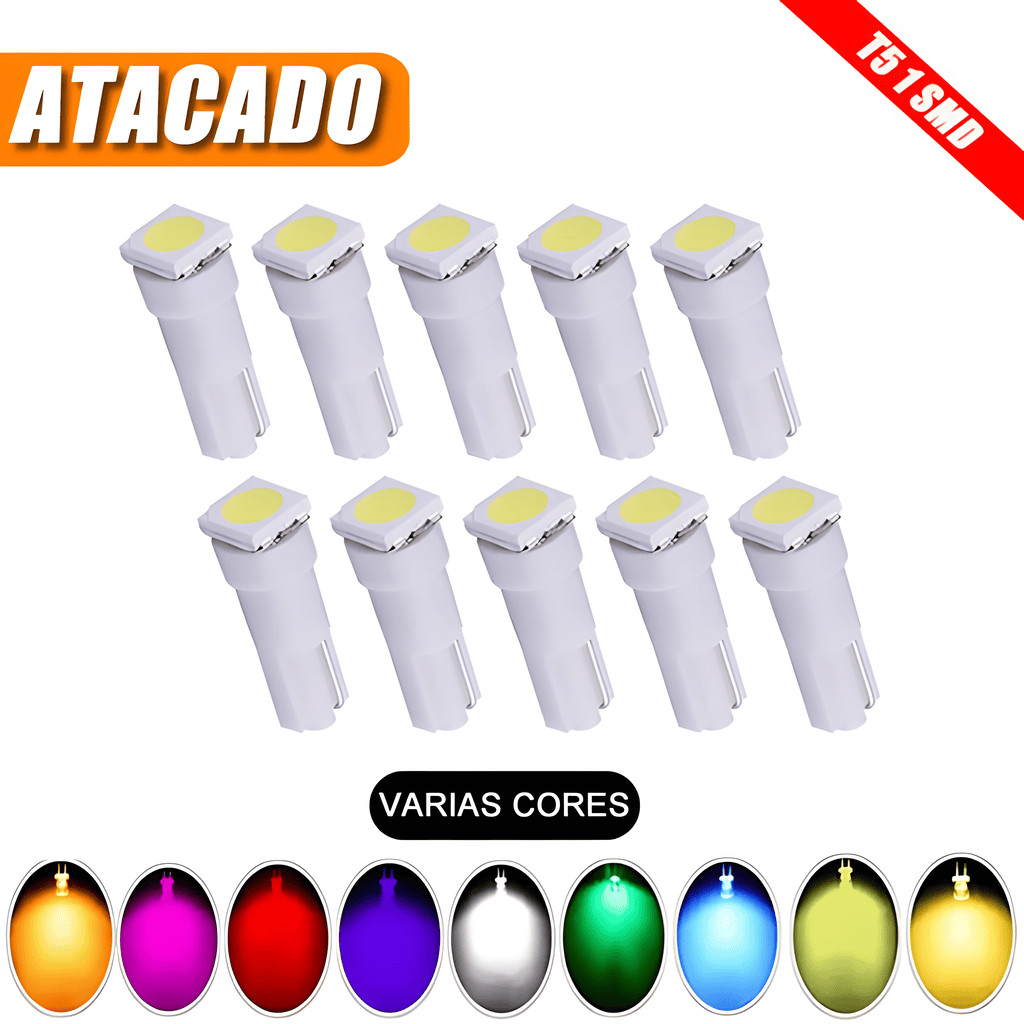 5 Lâmpadas Led Painel T5 Red Atacado