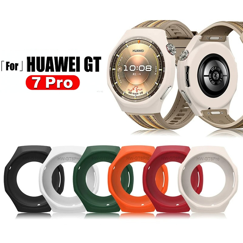 Capa De Silicone Para Huawei Watch GT7 GT6 Pro Soft Case À Prova De Choque GT 7 6 GT7Pro GT6Pro Smart Acessórios De Prot